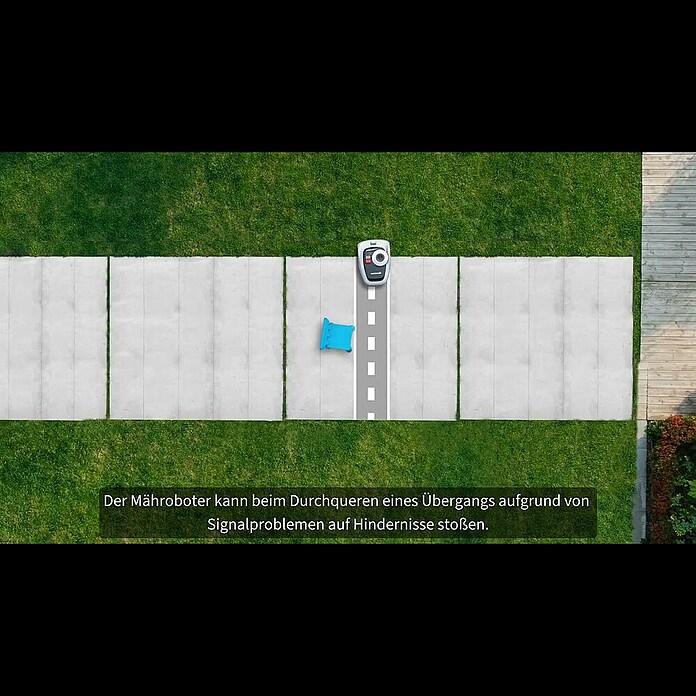 Segway Mähroboter Navimow i105E (500 m², Schnittbreite: 18 cm, Satellitengestützte Navigation, RTK) | BAUHAUS