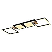 Globo LED stropna svjetiljka Bossy  (36 W, D x Š x V: 100 x 27 x 11 cm, Crna, smeđa, Topla bijela) | BAUHAUS