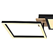 Globo LED stropna svjetiljka Bossy  (36 W, D x Š x V: 100 x 27 x 11 cm, Crna, smeđa, Topla bijela) | BAUHAUS