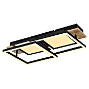 Globo LED stropna svjetiljka Bossy  (36 W, D x Š x V: 100 x 27 x 11 cm, Crna, smeđa, Topla bijela) | BAUHAUS