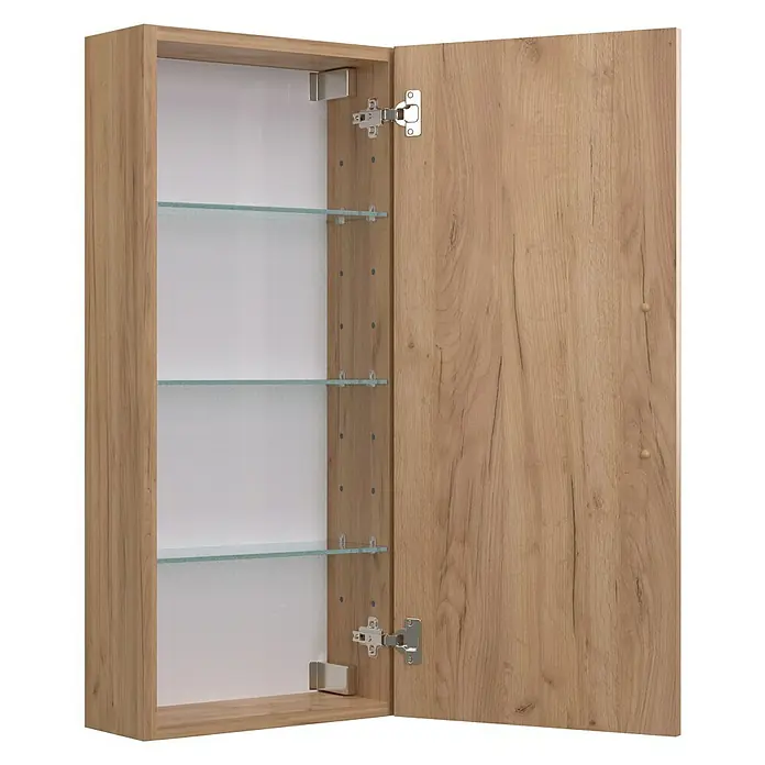 Camargue Espacio Hängeschrank - 40 x 17 x 90 cm, Farbe Griff: Chrom, Doce - Vorderansicht