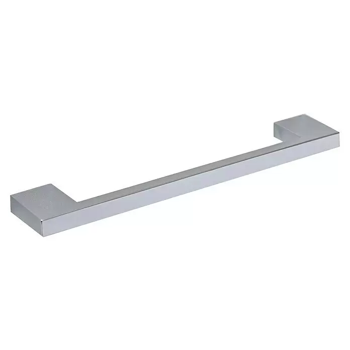 Held Möbel Küchenleerblock Barolo Typ 3 - Breite: 270 cm, Wotaneiche, Farbe Korpus: Graphitgrau, Ohne Elektrogeräte - Moderner silberner Metallgriff für Möbel mit rechteckigem Stangendesign.