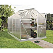 Vitavia Gewächshaus (3,04 x 1,98 x 1,96, Glasstärke: 6 mm, Aluminium)