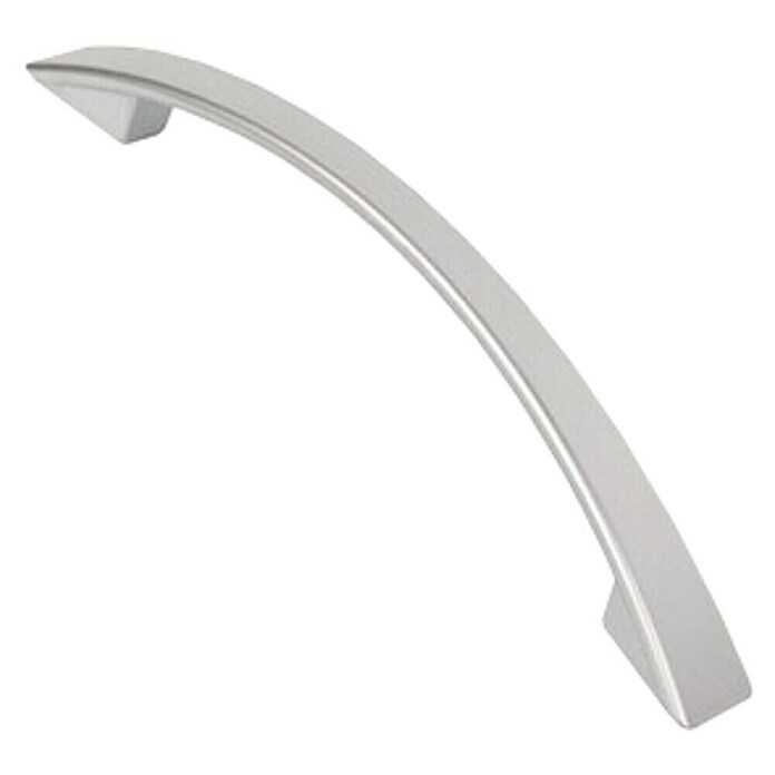 Nesu Tirador para muebles 99817 (Distancia entre orificios: 128 mm, L x An x Al: 15,6 x 1,9 x 2,6 cm, Acero, Cromado)