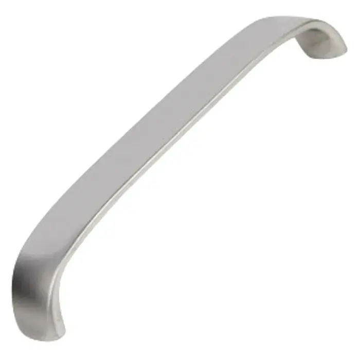 Nesu Tirador para muebles 818817 - L x An x Al: 13,8 x 1,2 x 2,1 cm, Acero, Cromo, Distancia entre orificios: 128 mm - Elegante tirador de mueble de níquel cepillado. Un moderno tirador de barra para cajones y armarios, que combina estilo y funcionalidad.