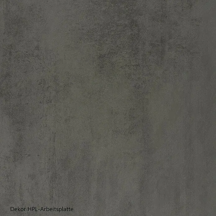 Held Möbel Küchenzeile Treviso Typ 3 - Breite: 300 cm, Weiß, Dekor Arbeitsplatte: Betonoptik, Induktionskochfeld, Mit Elektrogeräten - Dekor HPL-Arbeitsplatte in dunkler Betonoptik für moderne Küchendesigns und stilvolle Arbeitsbereiche. Robust und pflegeleicht.