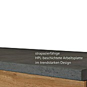 Held Möbel Küchenleerblock (Breite: 210 cm, Wotaneiche, Farbe Korpus: Wotaneiche, Ohne Elektrogeräte) | BAUHAUS