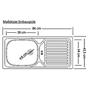 Held Möbel Winkelküche Padua Typ 2 (B x T: 240 x 240 cm, Grau, Mit Elektrogeräten) | BAUHAUS