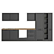 Held Möbel Küchenleerblock Padua (Breite: 360 cm, Grau, Ohne Elektrogeräte, Für Einbaukühlschrank) | BAUHAUS