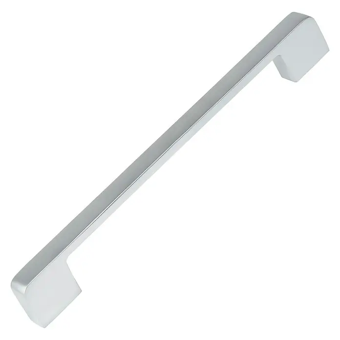Nesu Tirador para muebles 877217 - L x An x Al: 20 x 1,1 x 2,5 cm, Acero, Cromo, Distancia entre orificios: 192 mm - Tirador plateado para muebles con diseño moderno, ideal para cajones y armarios. Añade un toque elegante a cualquier espacio.