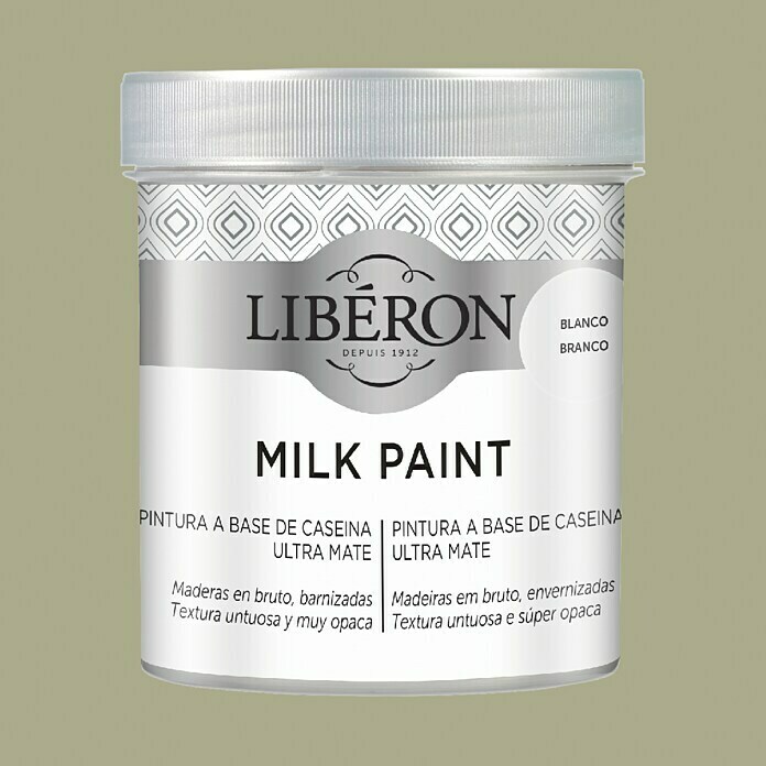Libéron Pintura Milk paint caqui (500 ml, Mate)