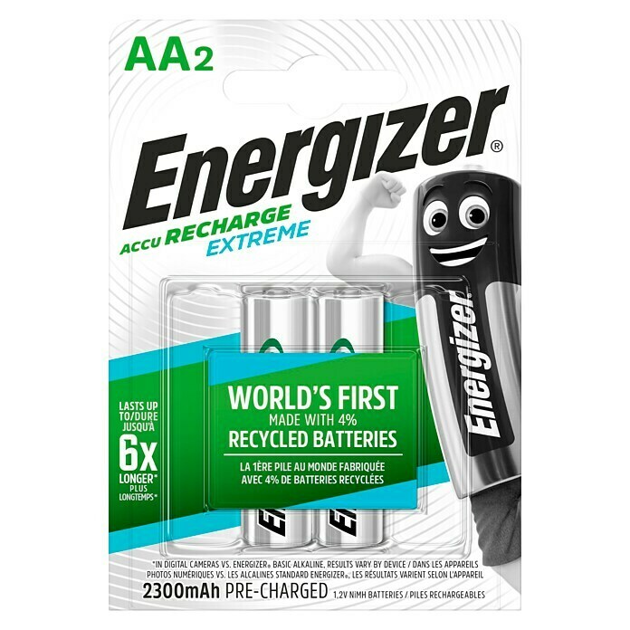 Energizer Akku Rechargeable Extreme (Mignon AA, 1,2 V)
