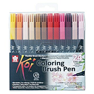 Talens Sakura Set de rotuladores Koi Color Brush (24 ud., Multicolor)