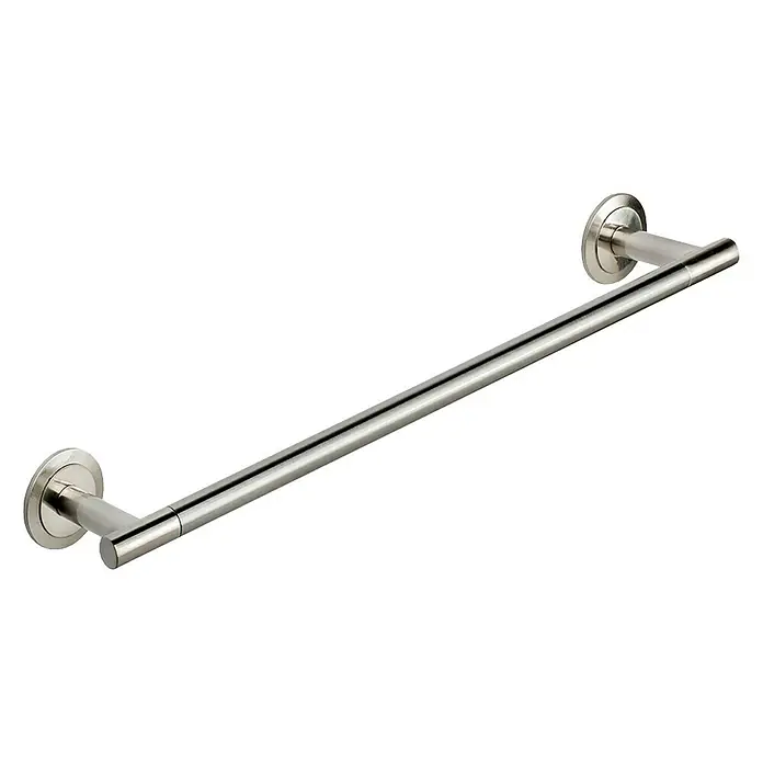 Bath Stage B-Focus Inox Toallero de barra - An x Al: 46 x 5 cm, Acero inoxidable - Un toallero moderno de níquel cepillado, ideal para cualquier baño. Diseño práctico y aspecto elegante para tu comodidad.