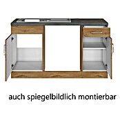 Held Möbel Winkelküche Barolo Typ 8 (B x T: 270 x 210 cm, Wotaneiche, Wotaneiche, Ohne Elektrogeräte) | BAUHAUS