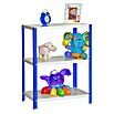Simonrack Simonhome Metallregal (L x B x H: 40 x 80 x 90 cm, Traglast: 100 kg/Boden, Anzahl Böden: 3 Stk., Blau)