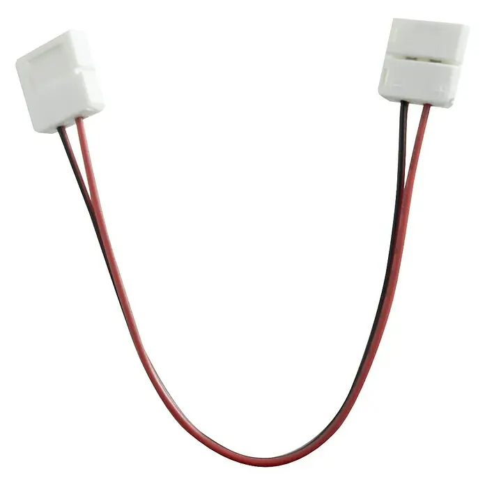 Alverlamp Cable de conexión para tiras LED 1,5 - 17 m - Conector de tira LED con cables para conectar fácilmente secciones de tira LED, solución de iluminación práctica.