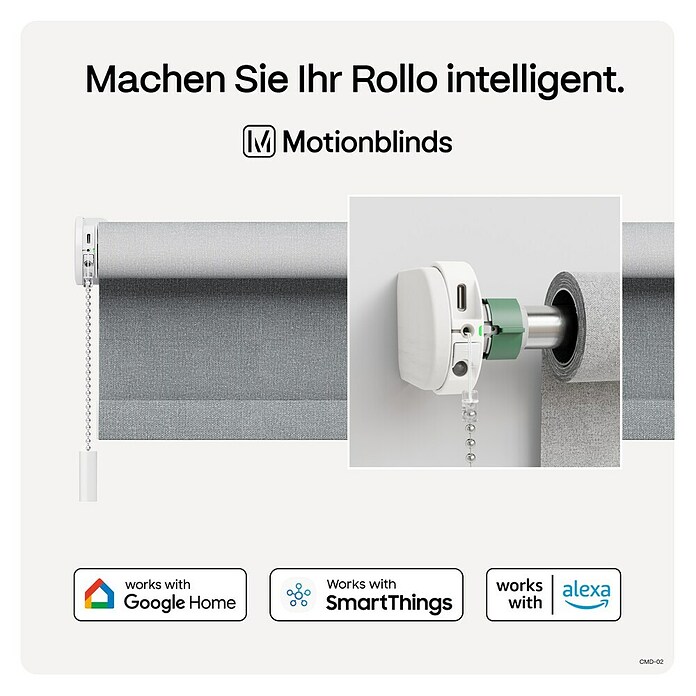 Rollo-Motor MotionBlinds CMD-02 Pull Upgrade Kit (Passend für: Rollos mit 25 -30 mm Rollowellendurchmesser) | BAUHAUS