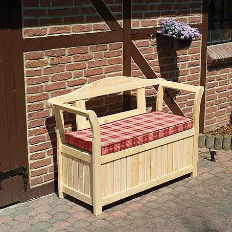 Promadino  Gartenbank mit Kissenbox