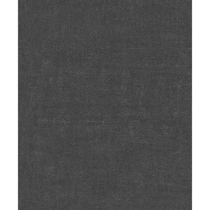 Marburg Struktura Vliestapete Struktur - Anthrazitgrau, Uni, 10,05 x 0,53 m - Feine, dunkelgraue Textur mit einem subtilen Webmuster, ideal für Hintergründe und Designprojekte. Die Stoffstruktur sorgt für eine elegante Optik.
