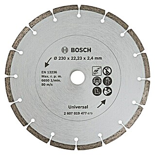Bosch Disco de corte de diamante (Diámetro disco: 230 mm, Apto para: Materiales de construcción)