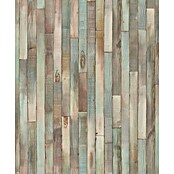 Marburg Struktura Vliestapete Holzdielen (Braun/Beige/Grau/Türkis, Holzoptik, 10,05 x 0,53 m) | BAUHAUS