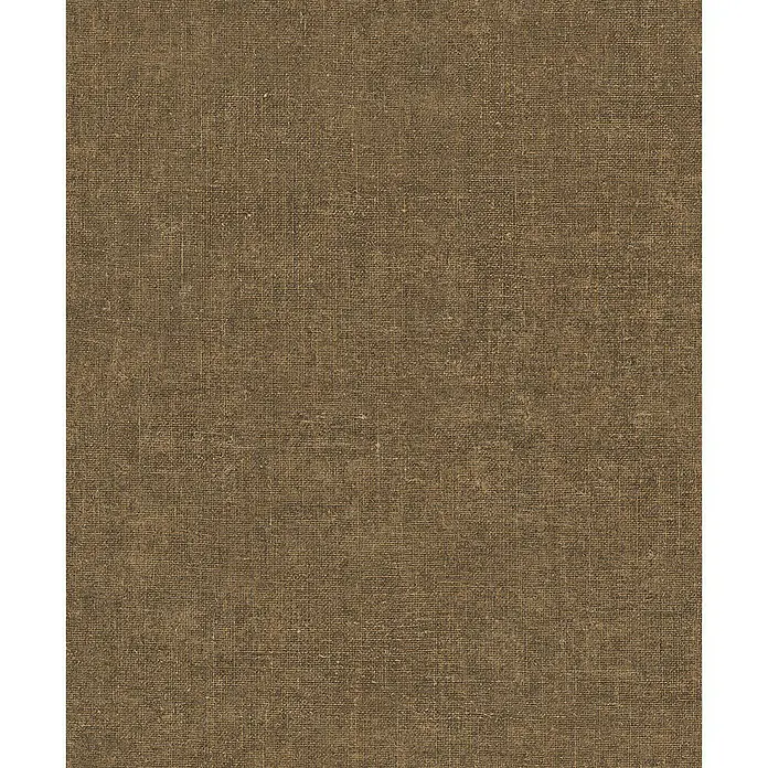 Marburg Struktura Vliestapete Struktur - Braun, Uni, 10,05 x 0,53 m - Brauner Leinenstoff mit deutlicher Textur, ideal für Hintergründe und Stoffmuster. Die feine Webstruktur verleiht dem Material eine natürliche Optik.