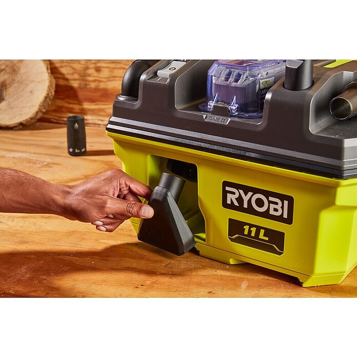Ryobi ONE+ Akku-Nass-Trockensauger RV1811-0 (18 V, Ohne Akku, Behältervolumen: 12 l) | BAUHAUS