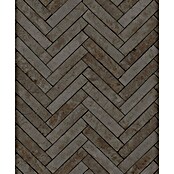 Marburg Struktura Vliestapete Fischgrät (Anthrazit, Steinoptik, 10,05 x 0,53 m) | BAUHAUS