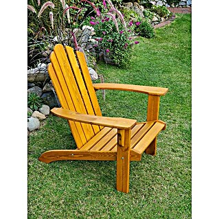 Promadino Sonnenliege (88 x 76 x 70 cm, Farbe: Honigbraun)