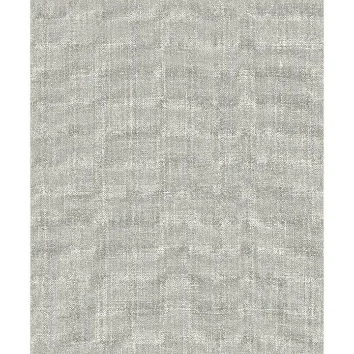 Marburg Struktura Vliestapete Struktur - Grün/Grau, Uni, 10,05 x 0,53 m - Grauer Stoffhintergrund mit dezenter Textur für vielseitige Anwendungen und Designs.