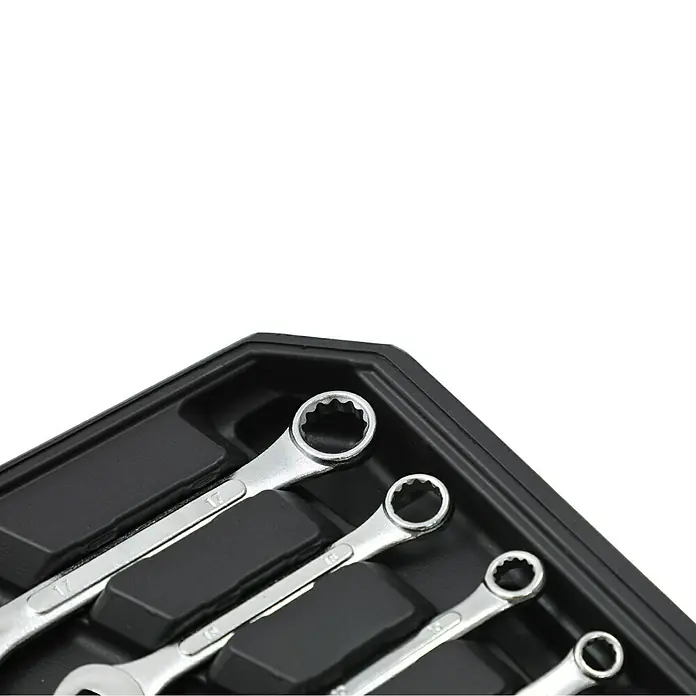 Fulmo Maletín de herramientas - 187 pzs. - Imagen de una caja de herramientas con varias llaves de diferentes tamaños. Ideal para cualquier taller y proyectos de bricolaje.