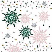 Duni Serviette (12 Stk., 40 x 40 cm, Noel Stars) | BAUHAUS