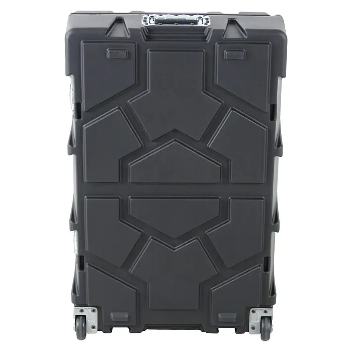Hepco & Becker Aufbewahrungs- & Transportbox Strongmate 2002 - L x B x H: 590 x 880 x 320 mm, 83 l, High Density Polyethylen (HDPE) - Schwarzer Rollenkoffer mit robustem Design und praktischem Griff für sicheren Transport von Ausrüstung und Gepäck.