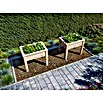 Hochbeet (L x B x H: 80 x 110 x 90 cm, Holz, Braun) | BAUHAUS