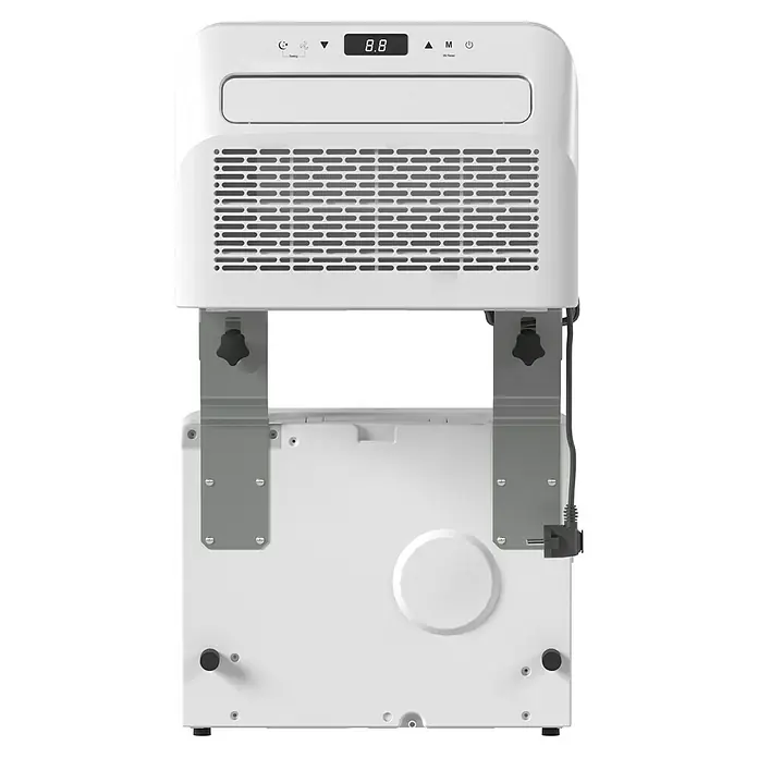 Voltomat Klimasplitgerät Camping - Kühlleistung: 500 W - 1.500 W, Raumgröße: 10 m² - 15 m² - Tragbare Klimaanlage in Weiß mit digitaler Anzeige und Lüftungsgitter für optimale Kühlung.