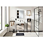 BAUHAUS Jannik Badmöbel-Set (Gesamtbreite Badmöbel: 65 cm, Steinesche/Anthrazit, Matt, 6 -tlg.) | BAUHAUS
