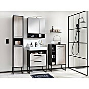 BAUHAUS Jannik Badmöbel-Set (Gesamtbreite Badmöbel: 65 cm, Steinesche/Anthrazit, Matt, 7 -tlg.) | BAUHAUS