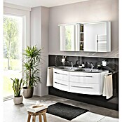 Lanzet Classico Badmöbel-Set CL14MWC (137,2 cm, Weiß, Farbe Griff: Chrom) | BAUHAUS