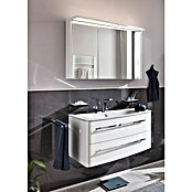 Lanzet Classico Badmöbel-Set CL10RWWC (99,2 cm, Weiß, Farbe Griff: Chrom, Rechts) | BAUHAUS