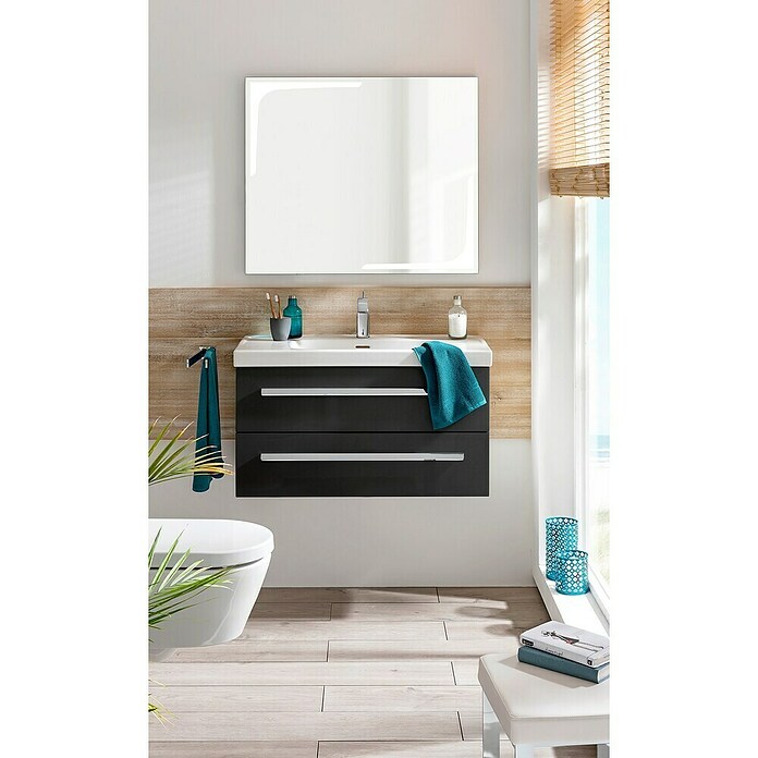 Lanzet K1 Badmöbel-Set K19G1 (89,2 cm, Grafit) | BAUHAUS