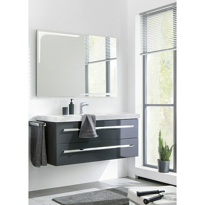 Lanzet K1 Badmöbel-Set K11G1 (119,2 cm, Grafit) | BAUHAUS