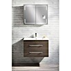 Lanzet K5 Badmöbel-Set K59E2 (87,9 cm, Eiche Maron) | BAUHAUS
