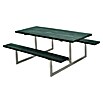 Plus Sitzgruppen-Set Basic (Grün, Stahl/ReTex, 6 Personen, ohne Rückenlehne) | BAUHAUS