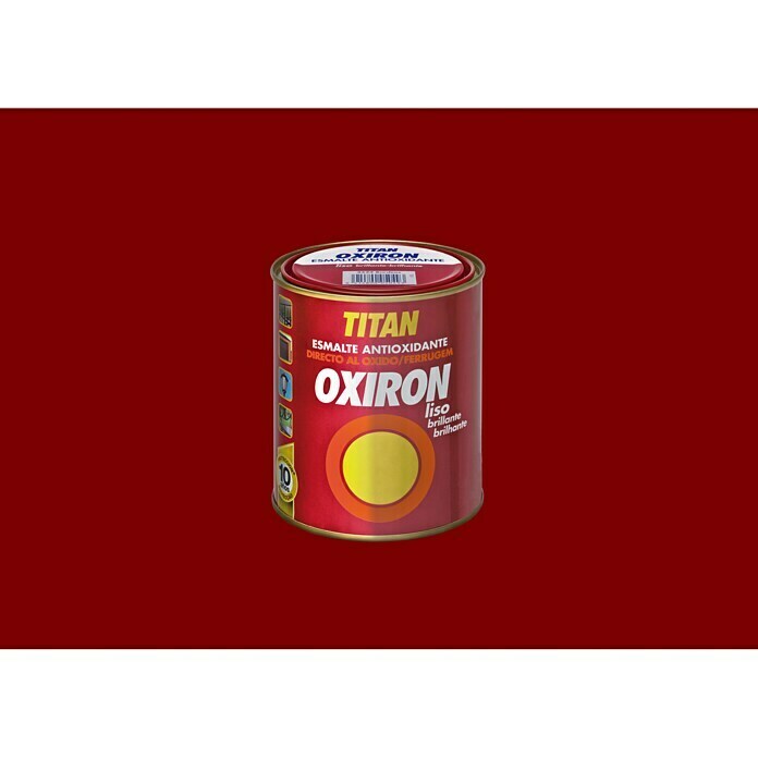 Oxiron Esmalte para metal (Burdeos, 750 ml, Brillante, Base disolvente)