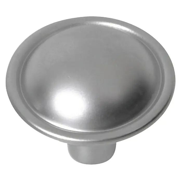 Nesu Pomo para muebles 13317 - Ø x Al: 29 x 23 mm, Acero, Cromado - Pomo de armario redondo plateado.
