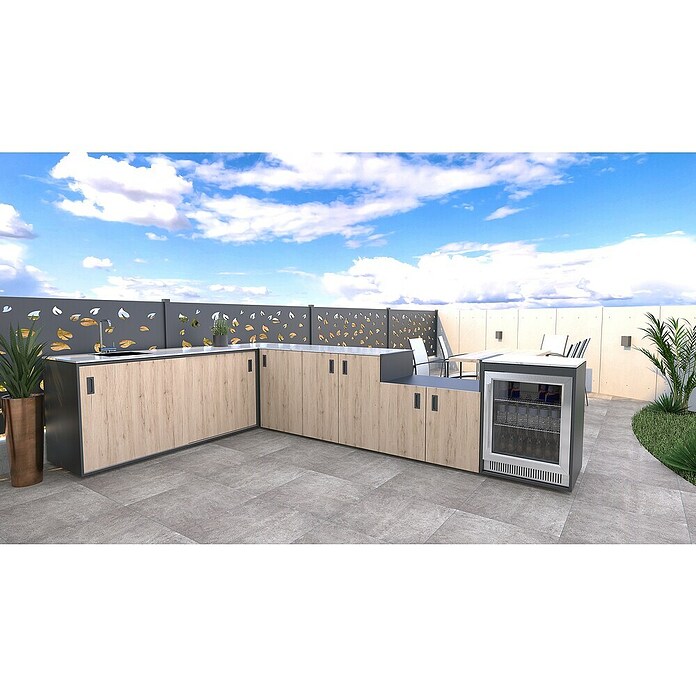 Modul za letno kuhinjo  () | 8336 - Grillküchen | ICGA - Grillgeräte | ICG - Grillgeräte / Grillzubehör | IC - Freizeit im Garten | I - Stadtgarten | BAUHAUS