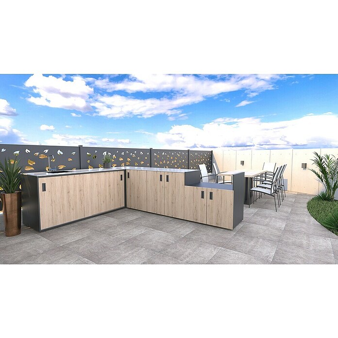 Modul za letno kuhinjo  () | 8336 - Grillküchen | ICGA - Grillgeräte | ICG - Grillgeräte / Grillzubehör | IC - Freizeit im Garten | I - Stadtgarten | BAUHAUS