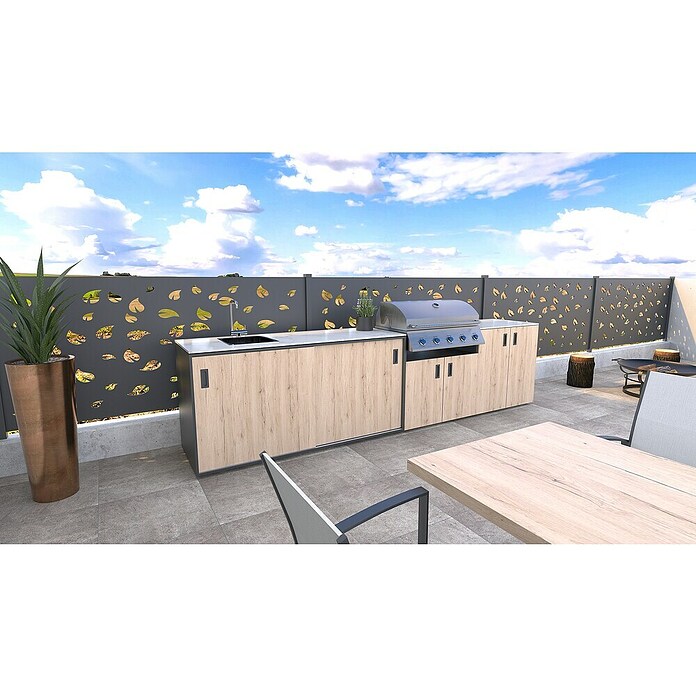 Modul za letno kuhinjo  () | 8336 - Grillküchen | ICGA - Grillgeräte | ICG - Grillgeräte / Grillzubehör | IC - Freizeit im Garten | I - Stadtgarten | BAUHAUS