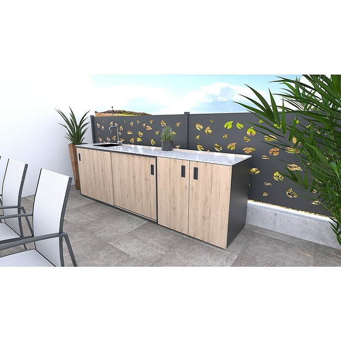 Modul za letno kuhinjo  () | 8336 - Grillküchen | ICGA - Grillgeräte | ICG - Grillgeräte / Grillzubehör | IC - Freizeit im Garten | I - Stadtgarten | BAUHAUS